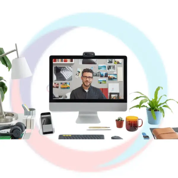 Logitech C505 HD Webcam - Wide-Range Video Calling with Long-Range Mic